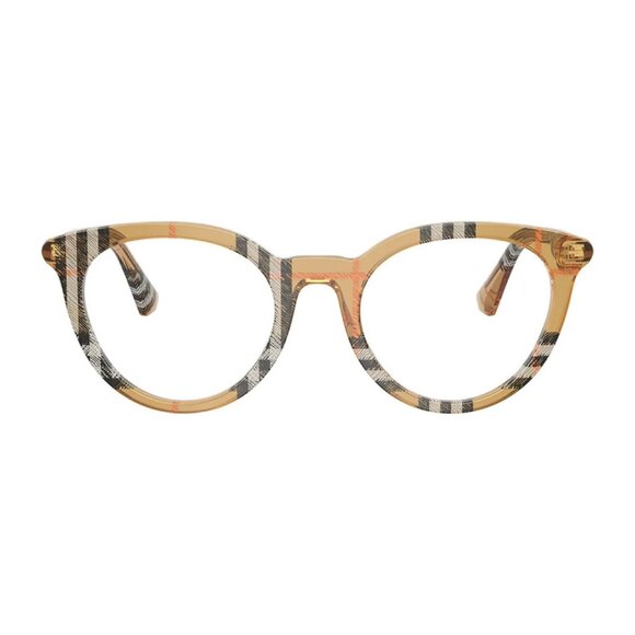 NWT BURBERRY EYEGLASSES WOMEN CHECK SAND EYEWEAR BURBERRY - Picture 2 of 3